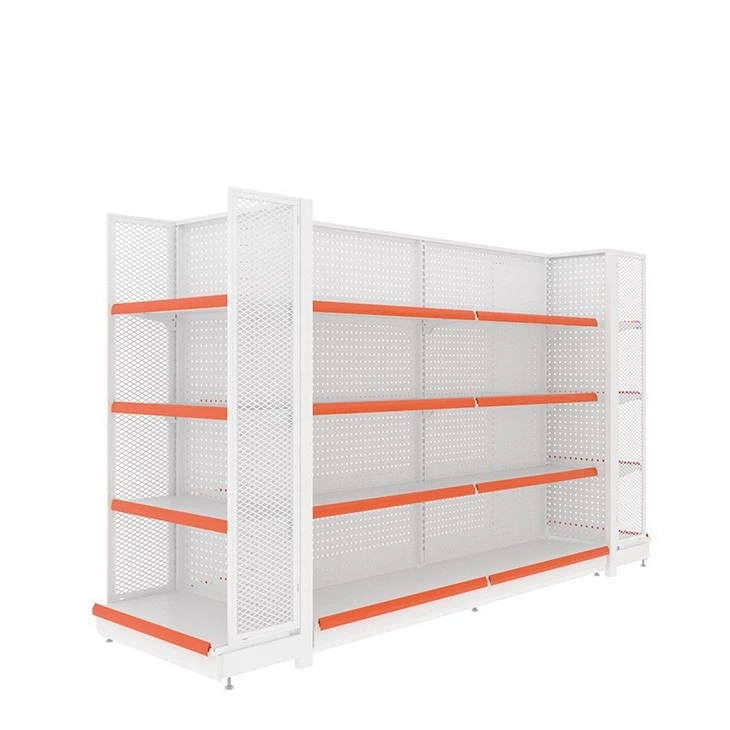 Silffoedd Gondola Pegboard gyda Dec ar gyfer Manwerthu