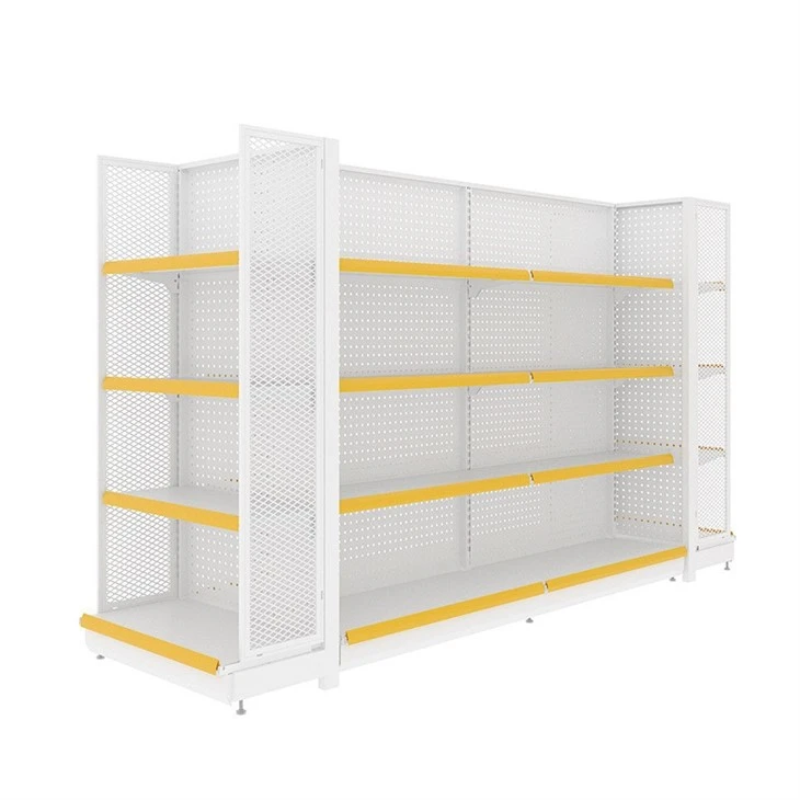 Pegboard Gondola Shelving With Deck For Retail suppliers
